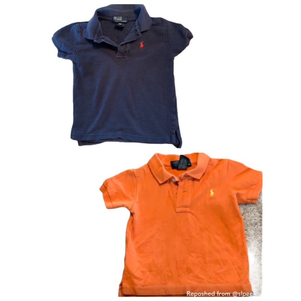 Lot of 2 Ralph Lauren 18 month polo shirts
